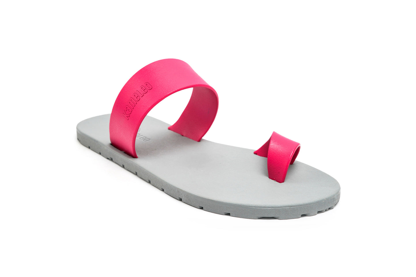 Pop Thumb Kids Grey Sole Pink Strap