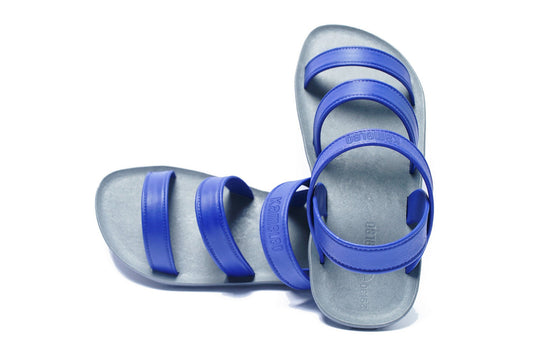 Twin Plus Kids Grey Sole Blue Strap