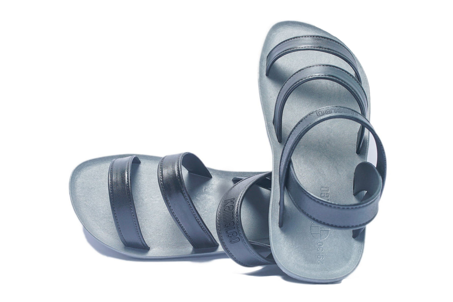 Twin Plus Kids Grey Sole Black Strap