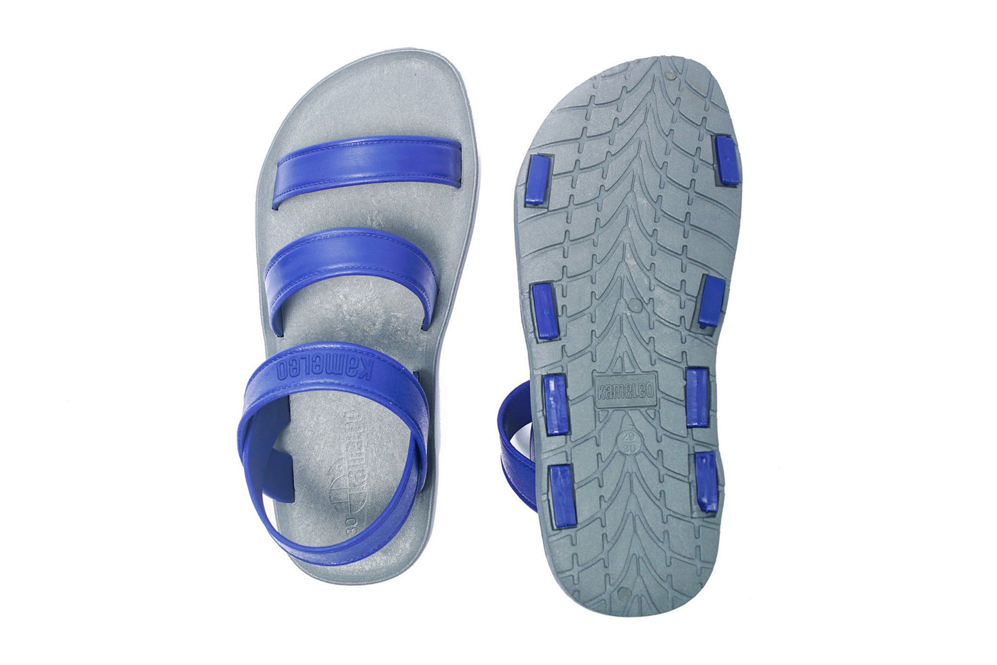 Twin Plus Kids Grey Sole Blue Strap
