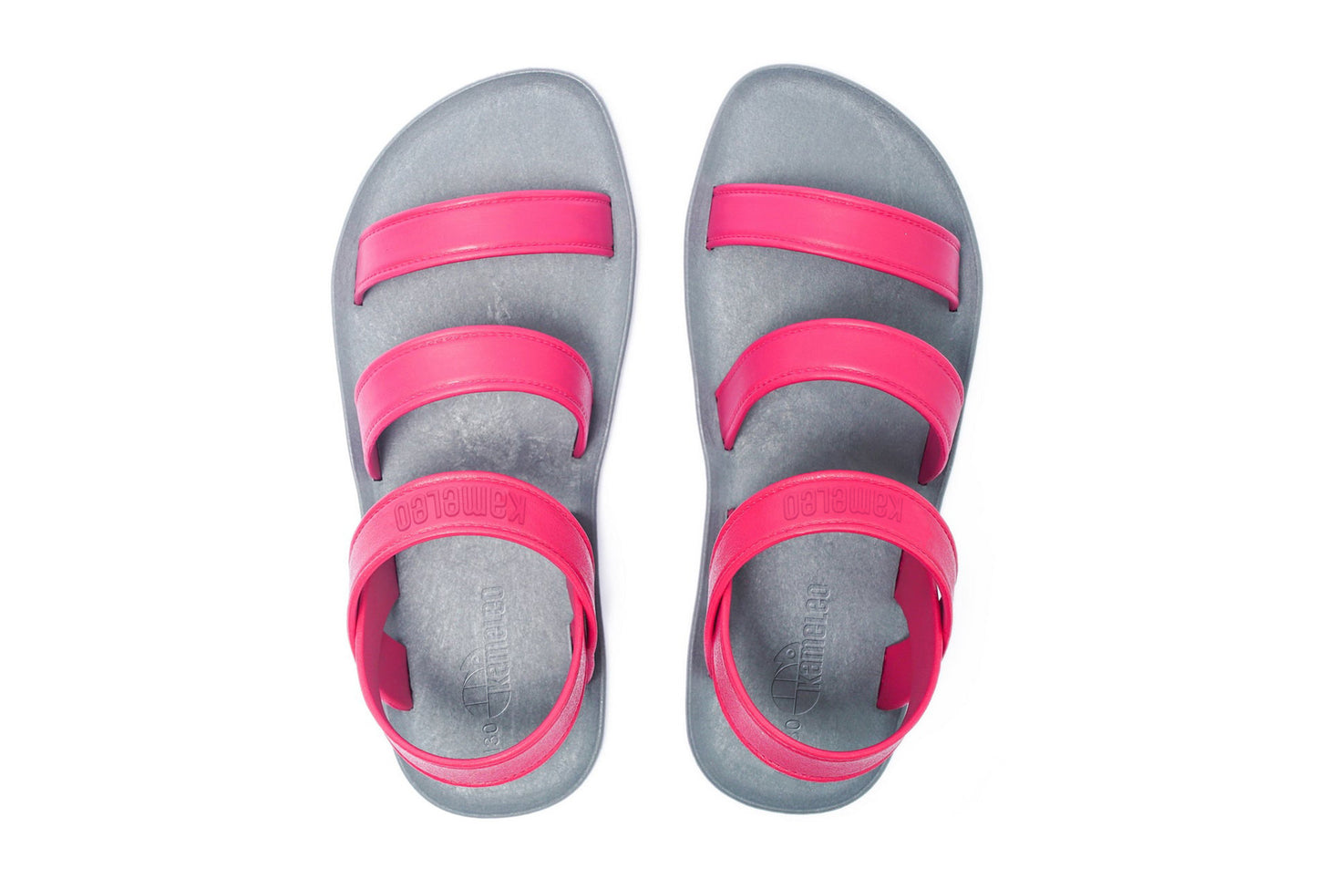 Twin Plus Kids Grey Sole Pink Strap