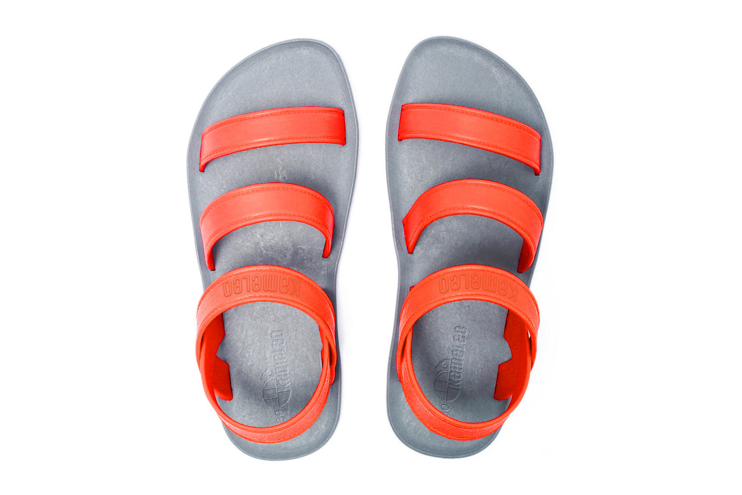 Twin Plus Kids Grey Sole Orange Strap