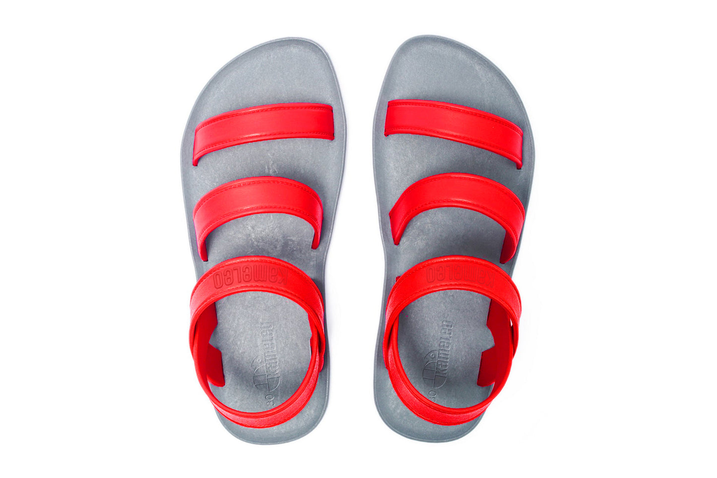 Twin Plus Kids Grey Sole Red Strap