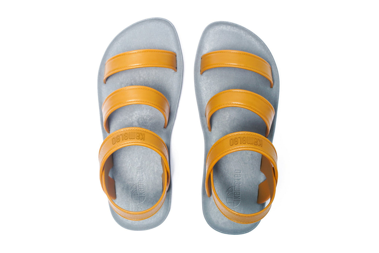 Twin Plus Kids Grey Sole Caramel Strap