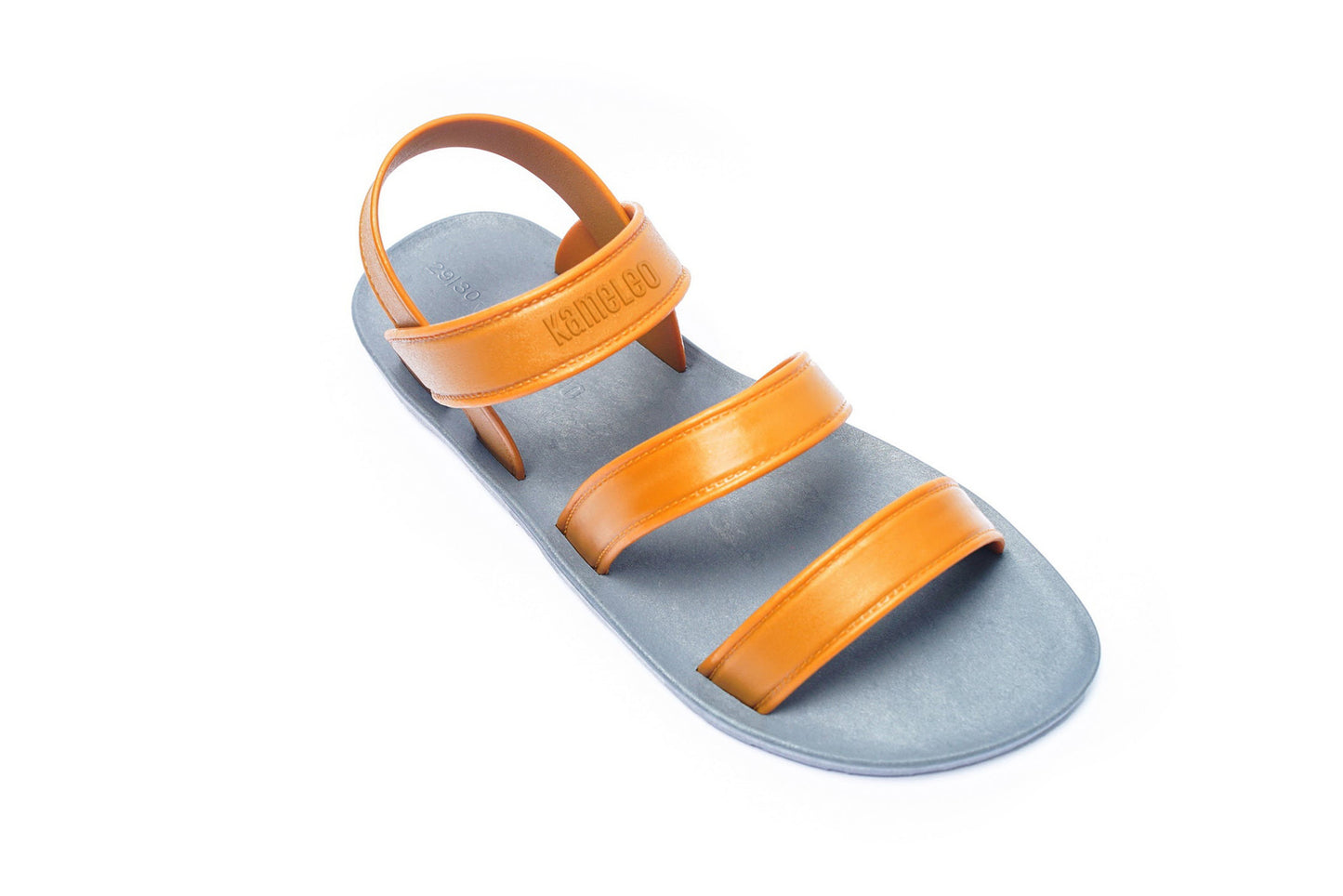 Twin Plus Kids Grey Sole Caramel Strap