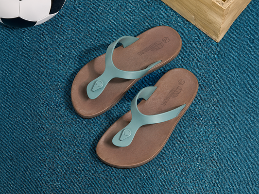 Candy Brown Sole Grey Strap