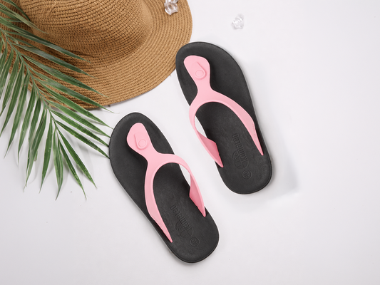Candy Black Sole LightPink Strap