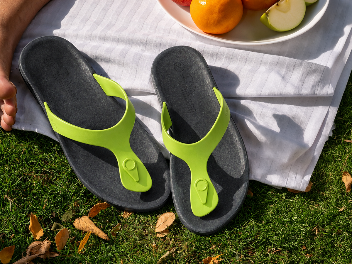 Candy Black Sole Lime Strap