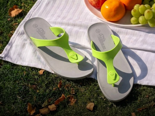 Candy Grey Sole Lime Strap