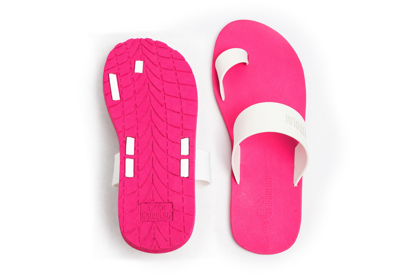 Pop Thumb Kids Pink Sole White Strap