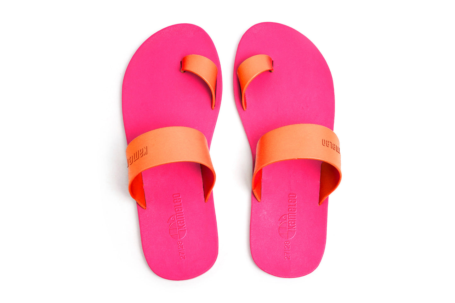 Pop Thumb Kids Pink Sole Orange Strap