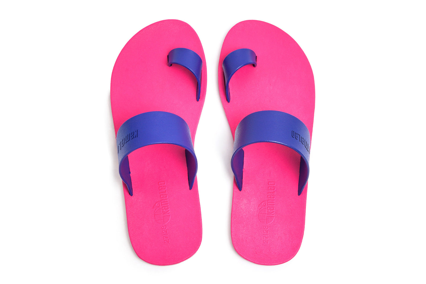 Pop Thumb Kids Pink Sole Blue Strap