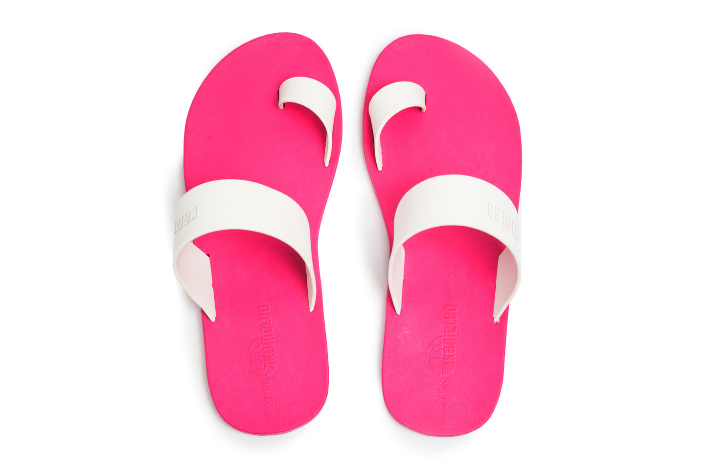 Pop Thumb Kids Pink Sole White Strap