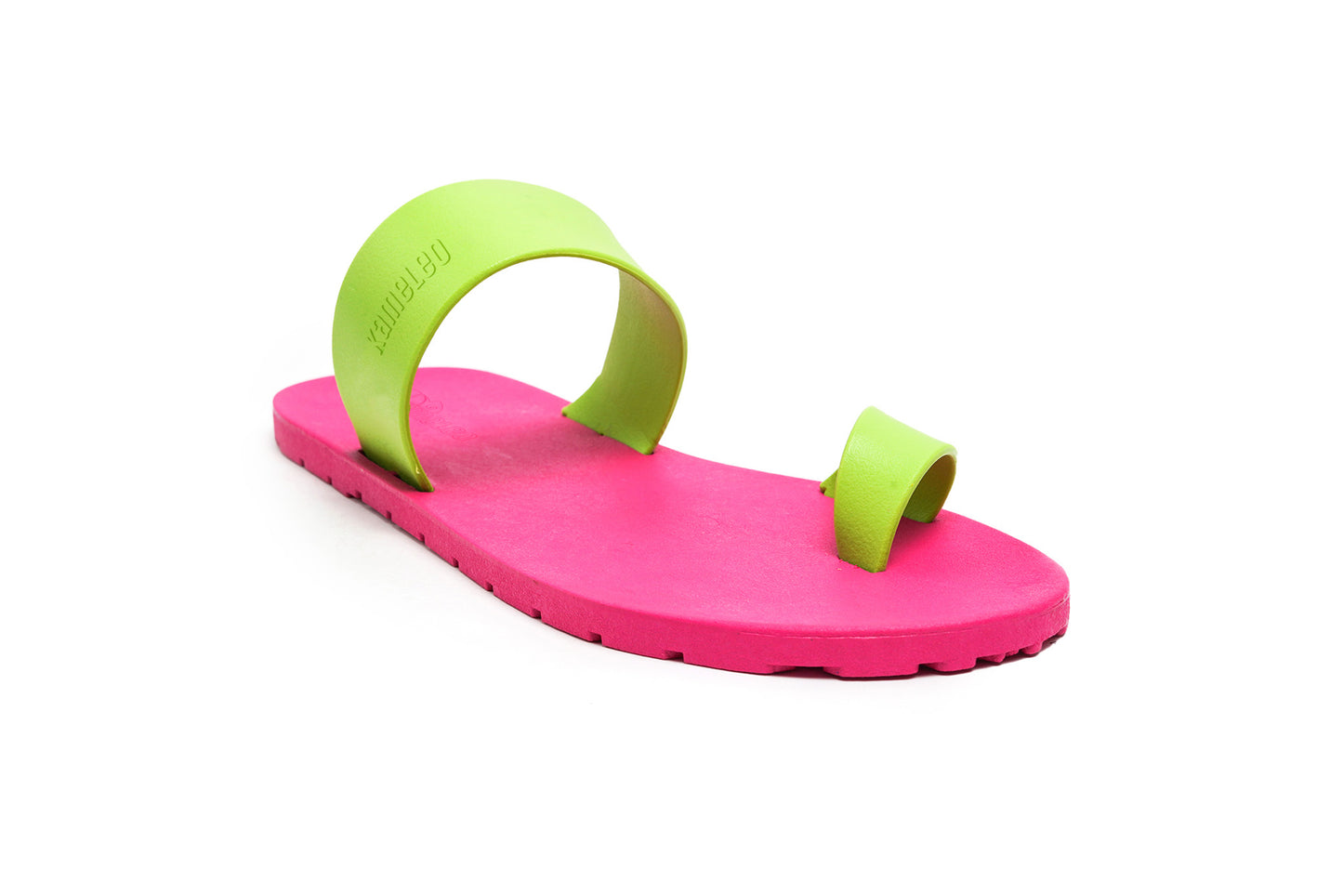 Pop Thumb Kids Pink Sole Lime Strap