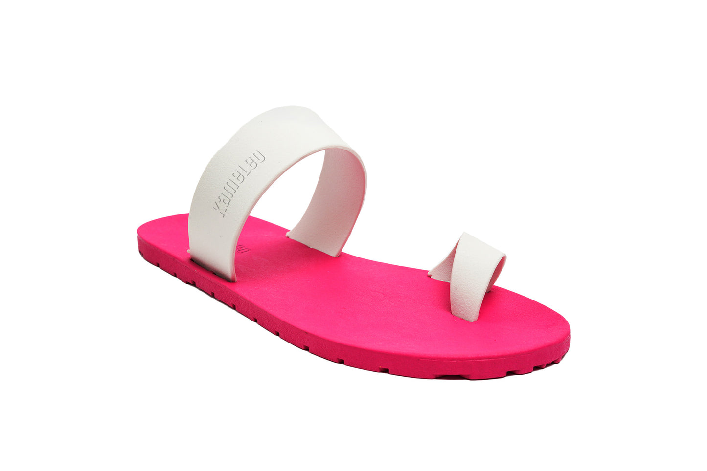 Pop Thumb Kids Pink Sole White Strap