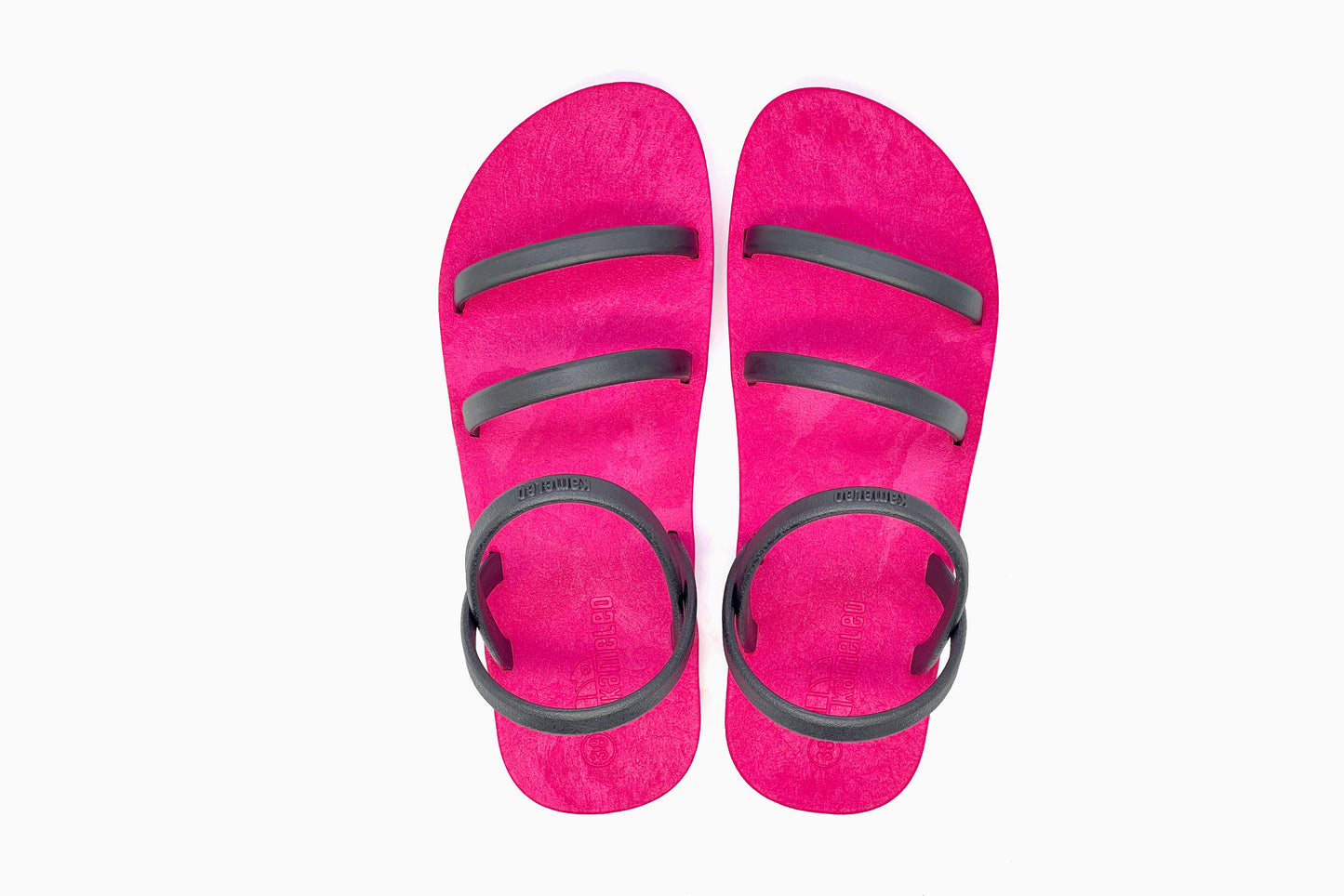 Twin Slim Pink Sole Black Strap