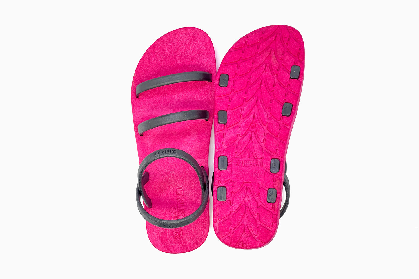 Twin Slim Pink Sole Black Strap
