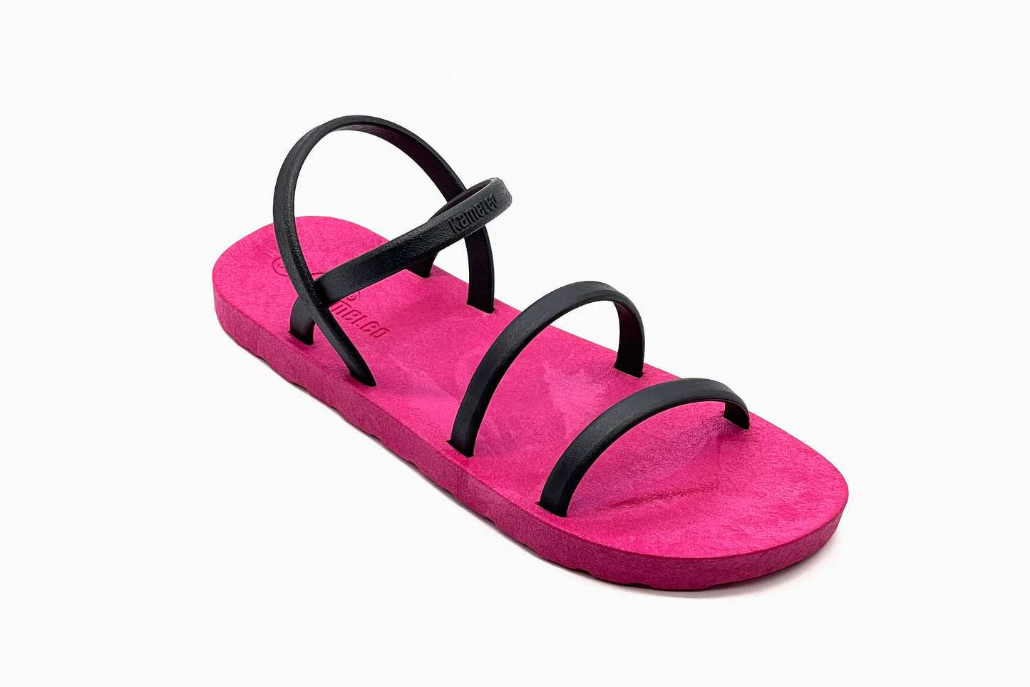 Twin Slim Pink Sole Black Strap