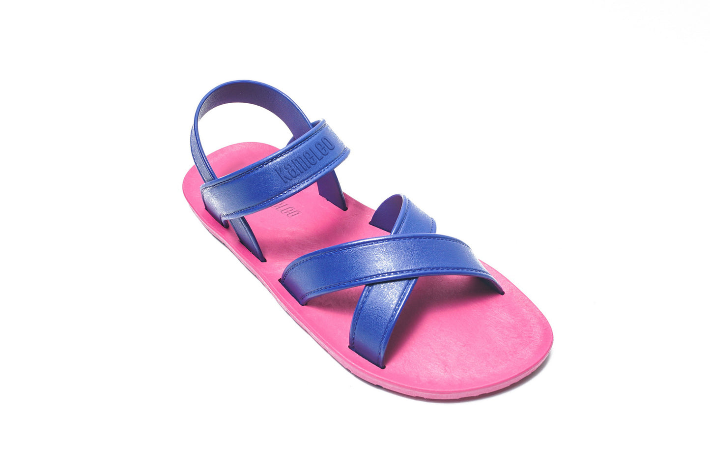 Cross Plus Kids Pink Sole Blue Strap