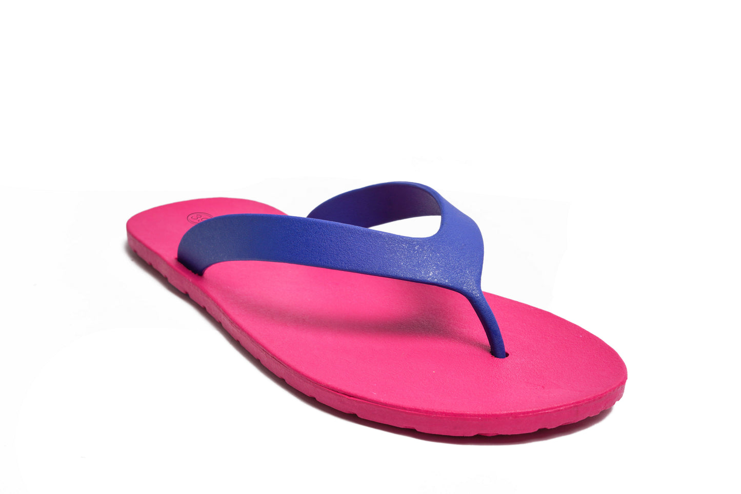 Flippy Pink Sole Blue Strap