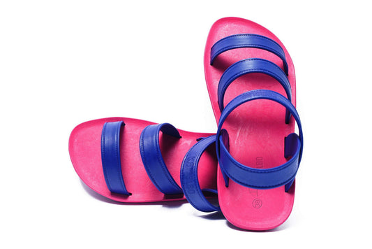 Twin Plus Pink Sole Blue Strap