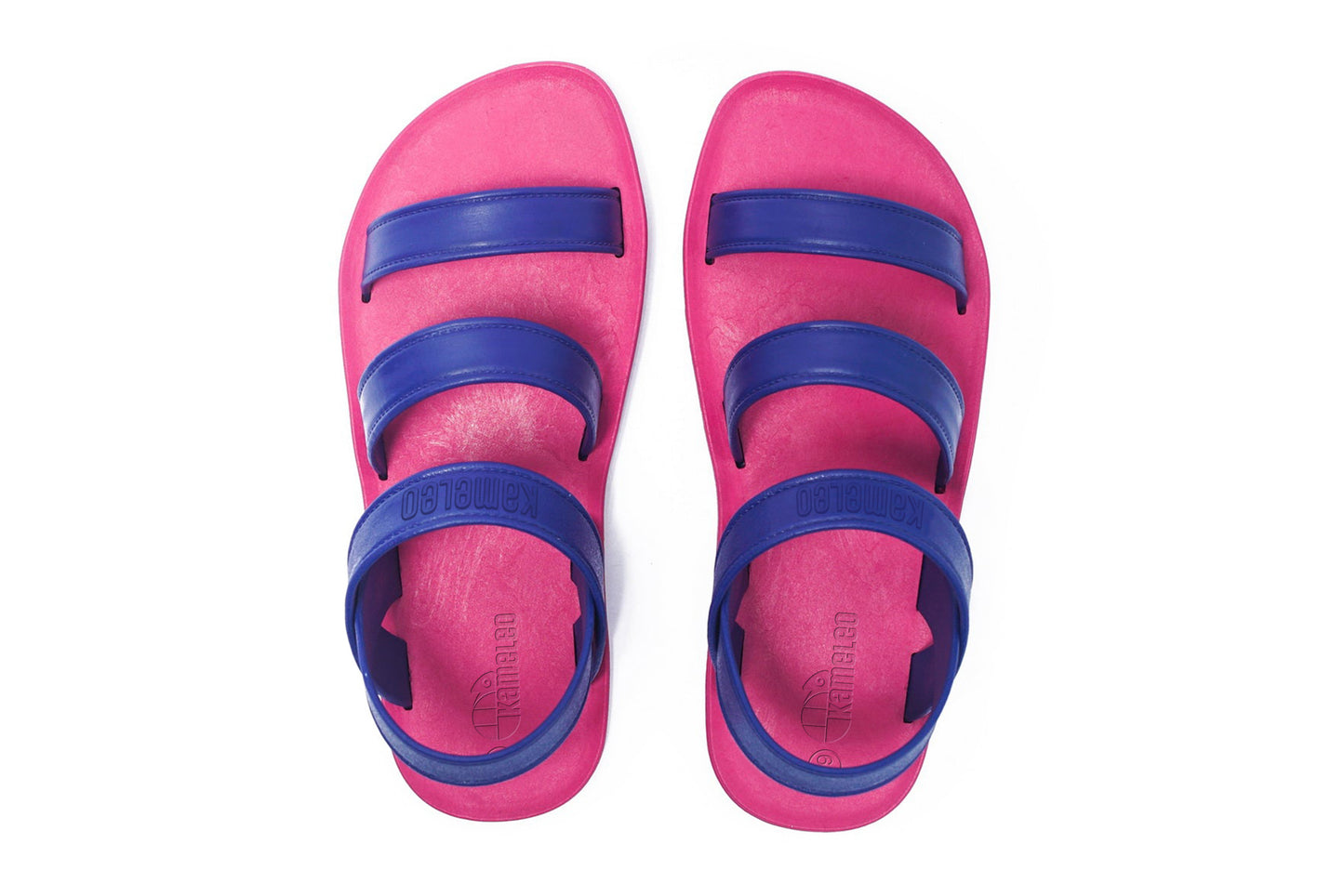 Twin Plus Pink Sole Blue Strap