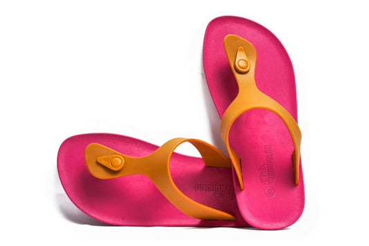 Candy Pink Sole Caramel Strap