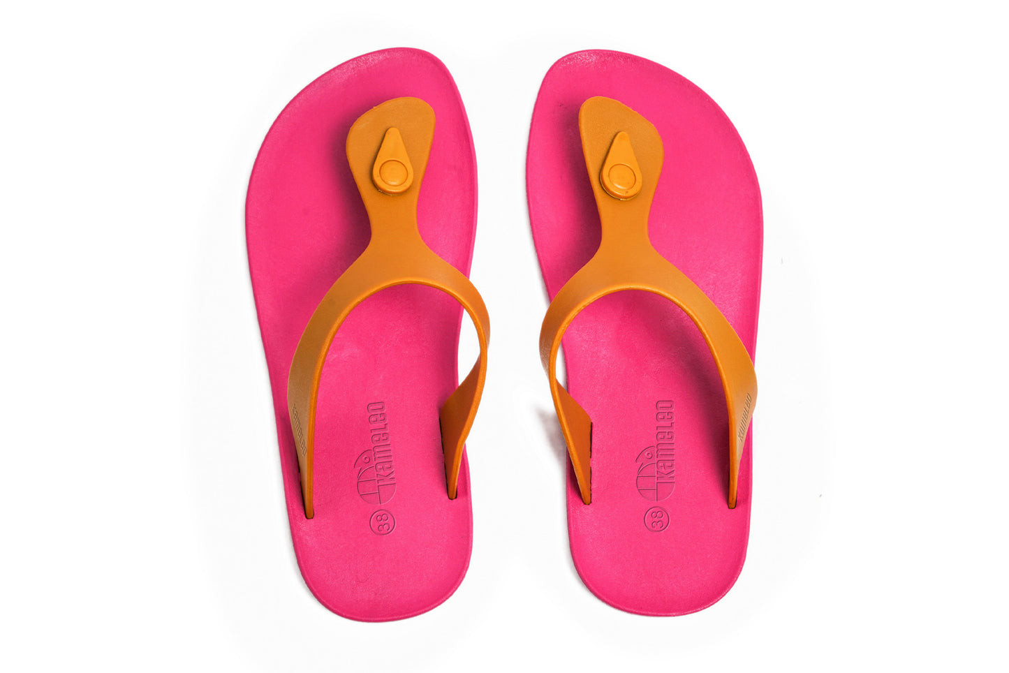 Candy Pink Sole Caramel Strap