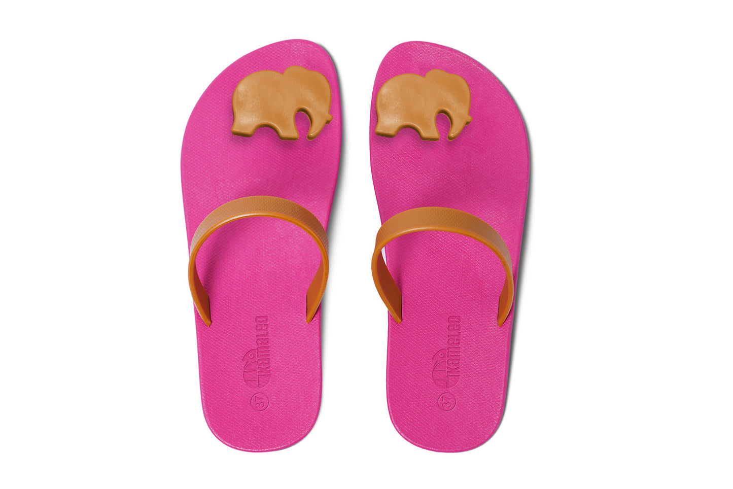 Poppi Ellie Pink Sole Caramel Strap