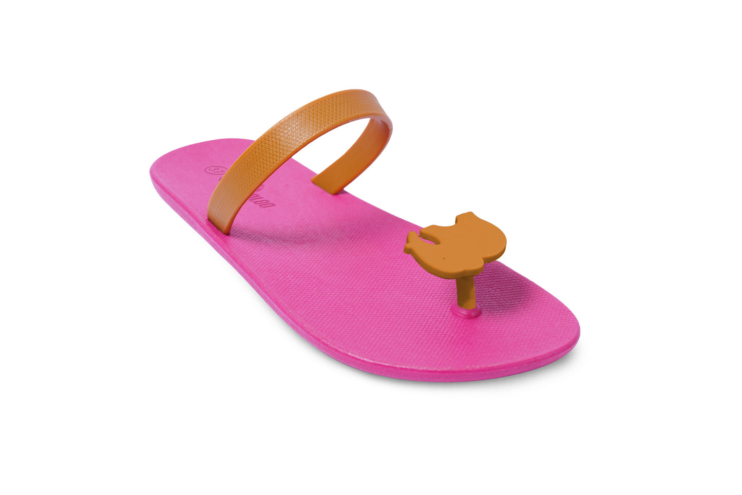 Poppi Ellie Pink Sole Caramel Strap