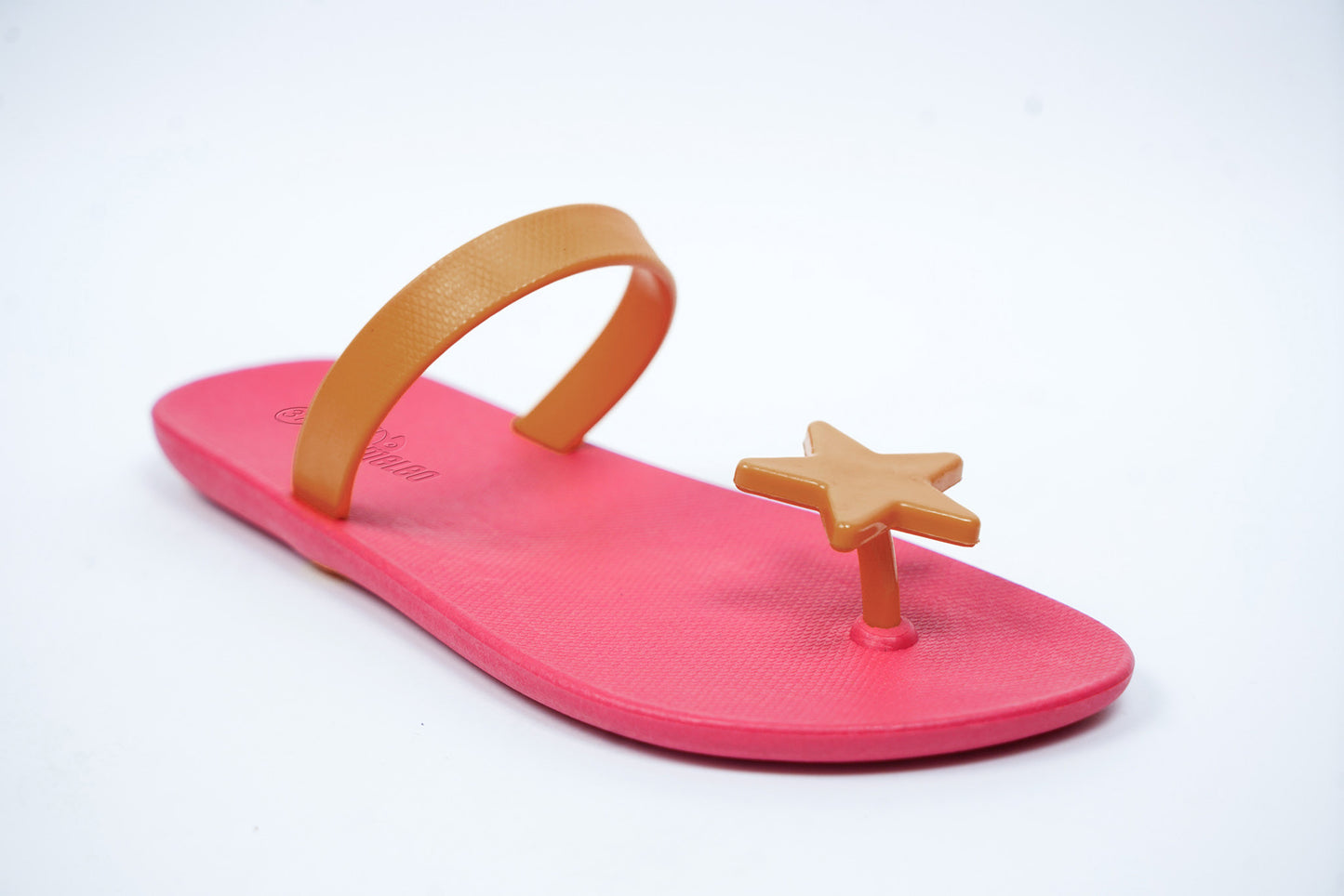 Poppi Star Pink Sole Caramel Strap
