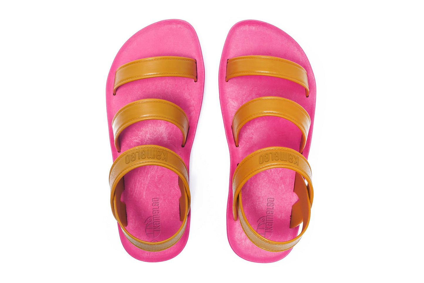 Twin Plus Pink Sole Caramel Strap