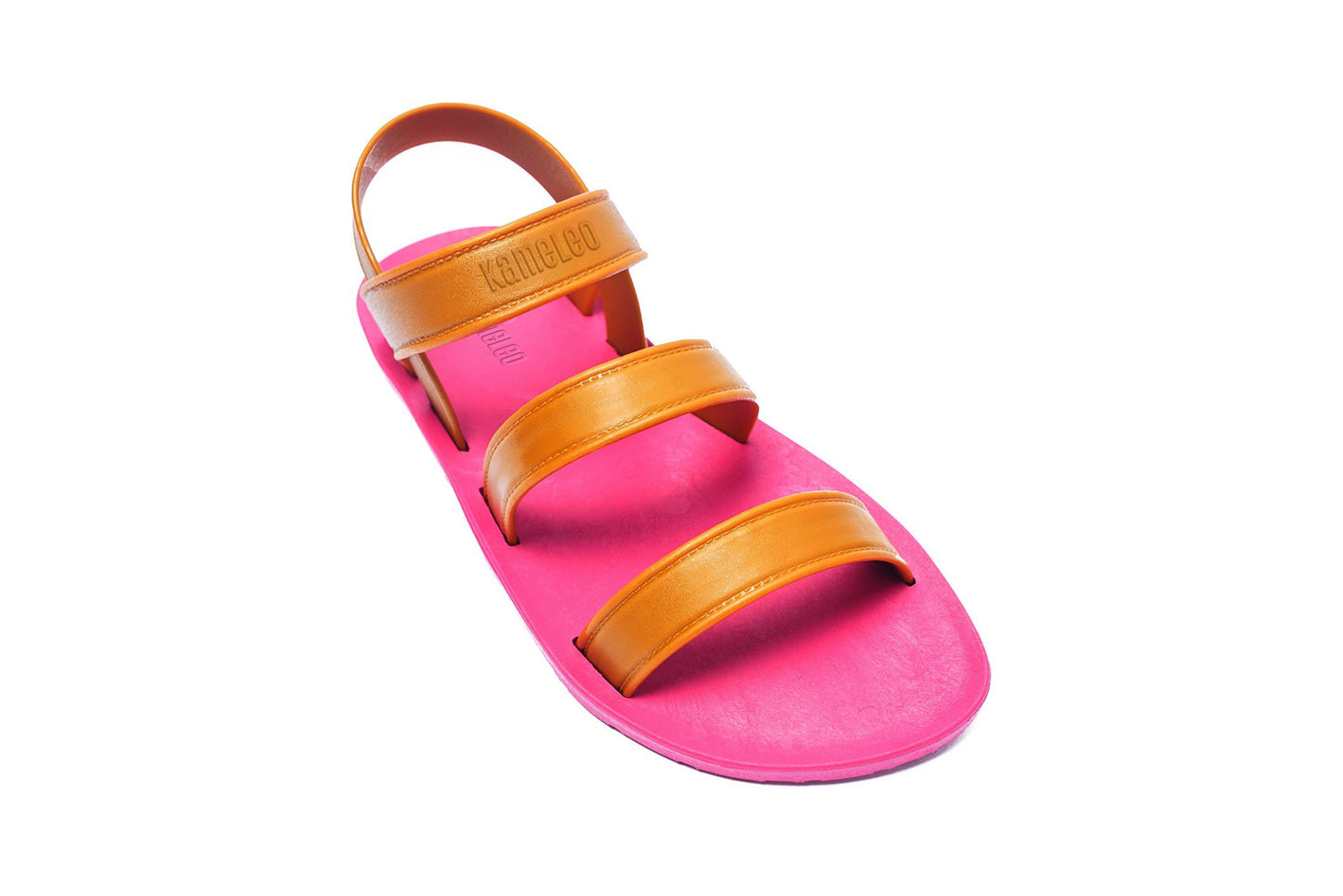 Twin Plus Pink Sole Caramel Strap