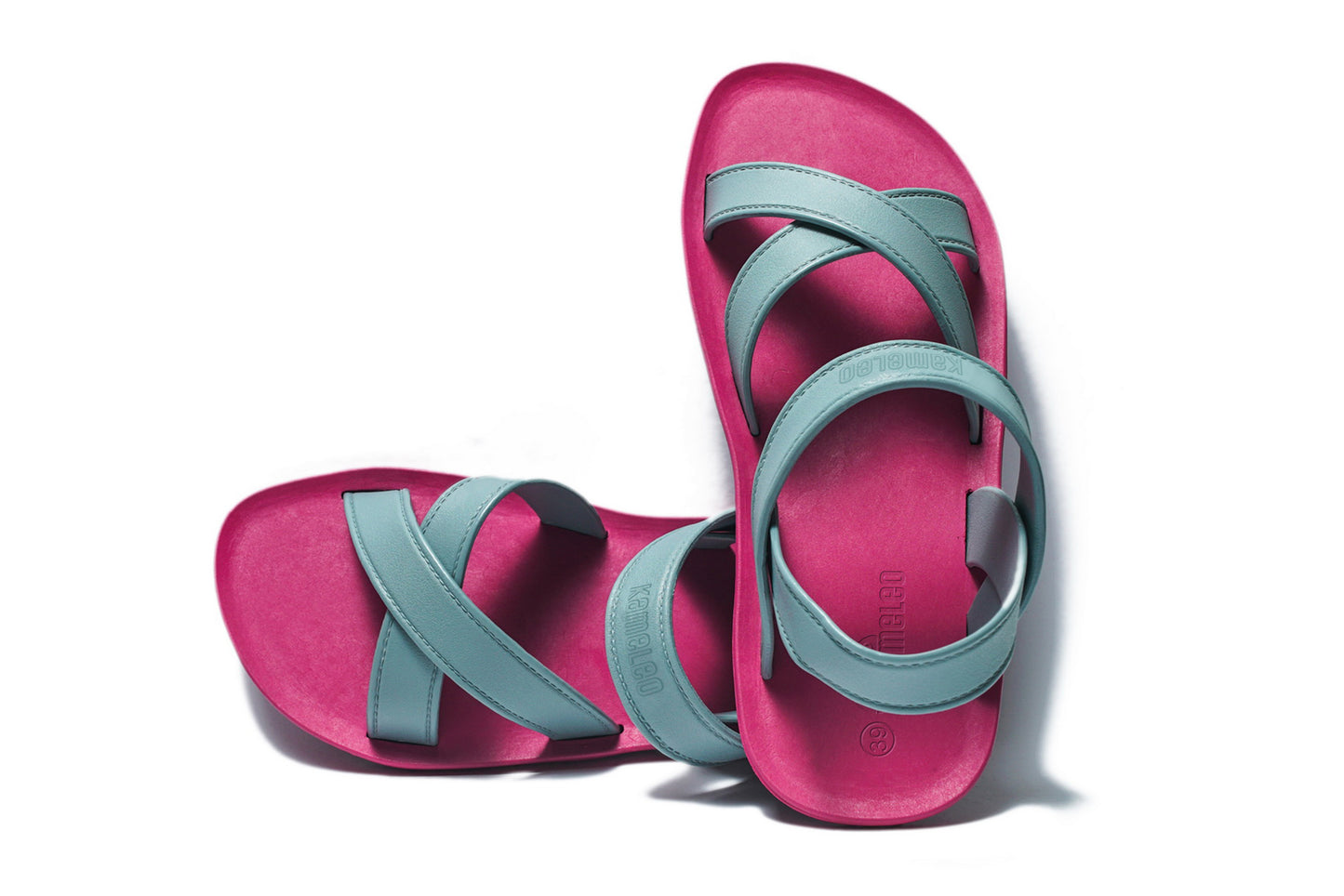 Cross Plus Pink Sole Grey Strap