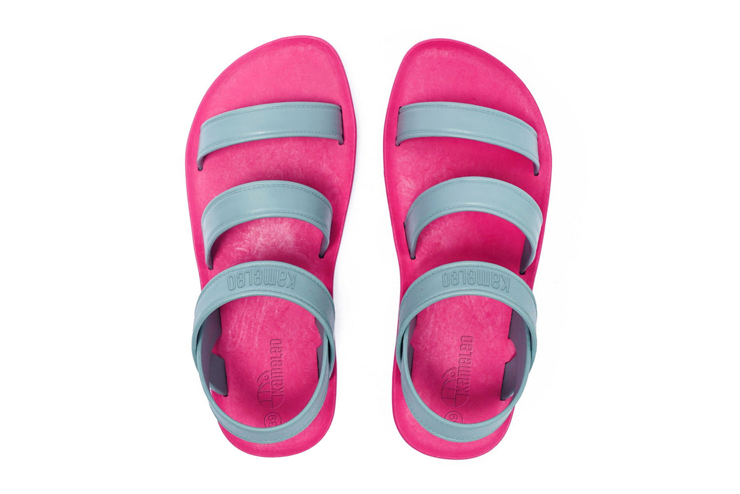 Twin Plus Pink Sole Grey Strap