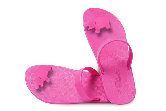 Poppi Hippo Pink Sole Pink Strap