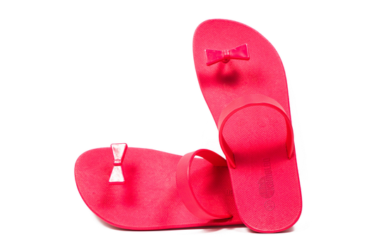 Poppi Bow Pink Sole Pink Strap
