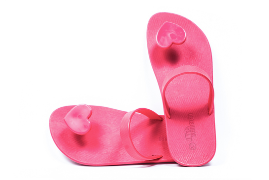 Poppi Heart Pink Sole Pink Strap