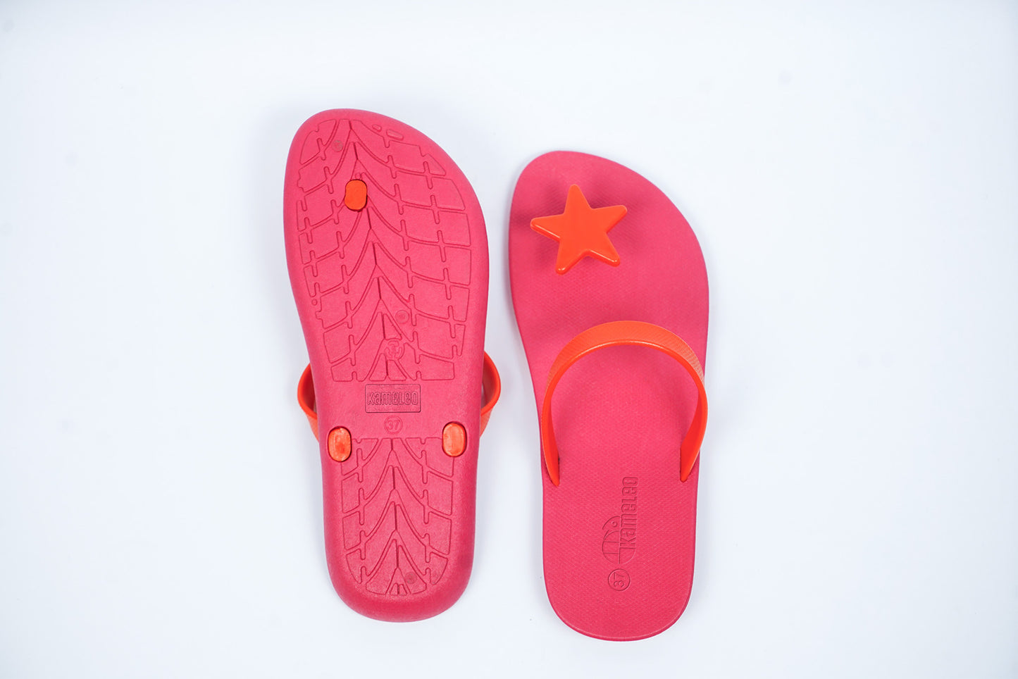 Poppi Star Pink Sole Pink Strap