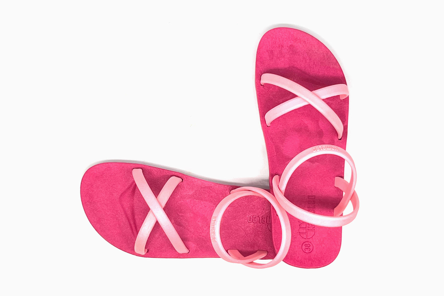 Cross Slim Pink Sole LightPink Strap