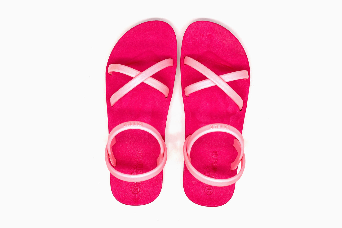 Cross Slim Pink Sole LightPink Strap