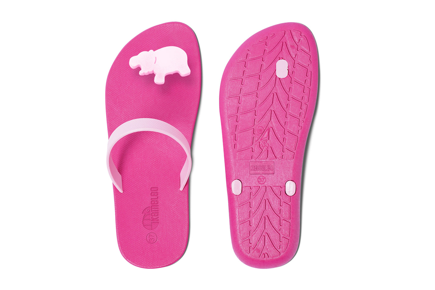 Poppi Hippo Pink Sole LightPink Strap
