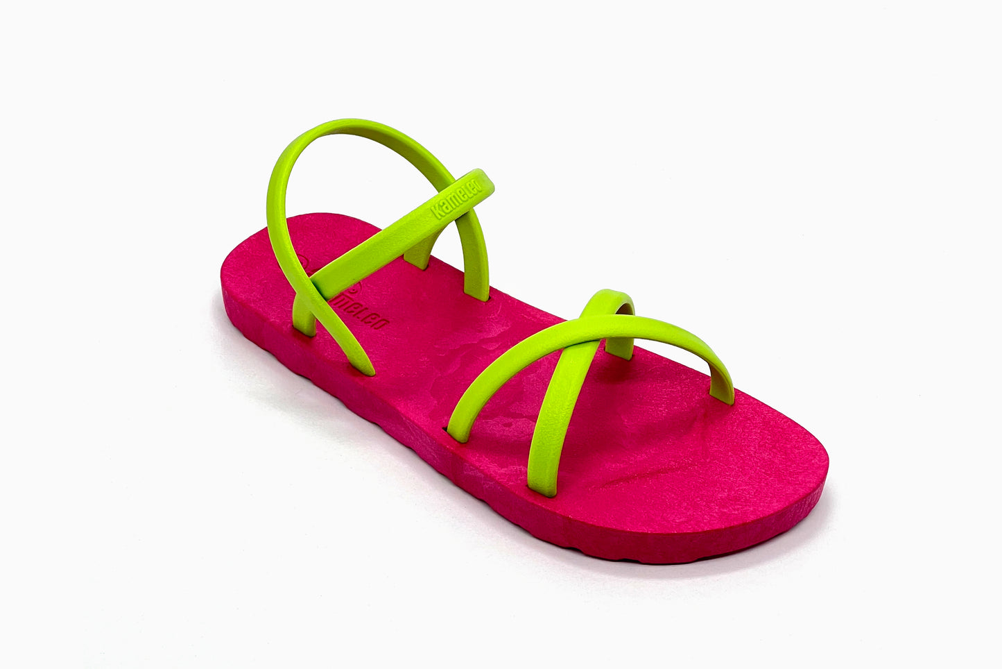 Cross Slim Pink Sole Lime Strap