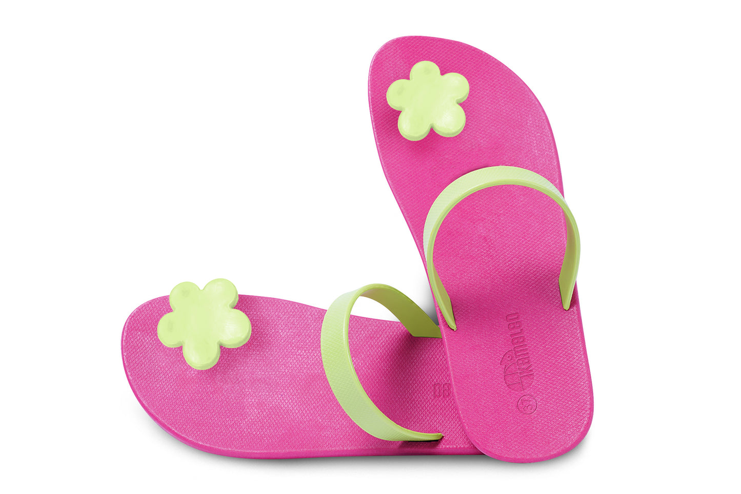 Poppi Flora Pink Sole Lime Strap