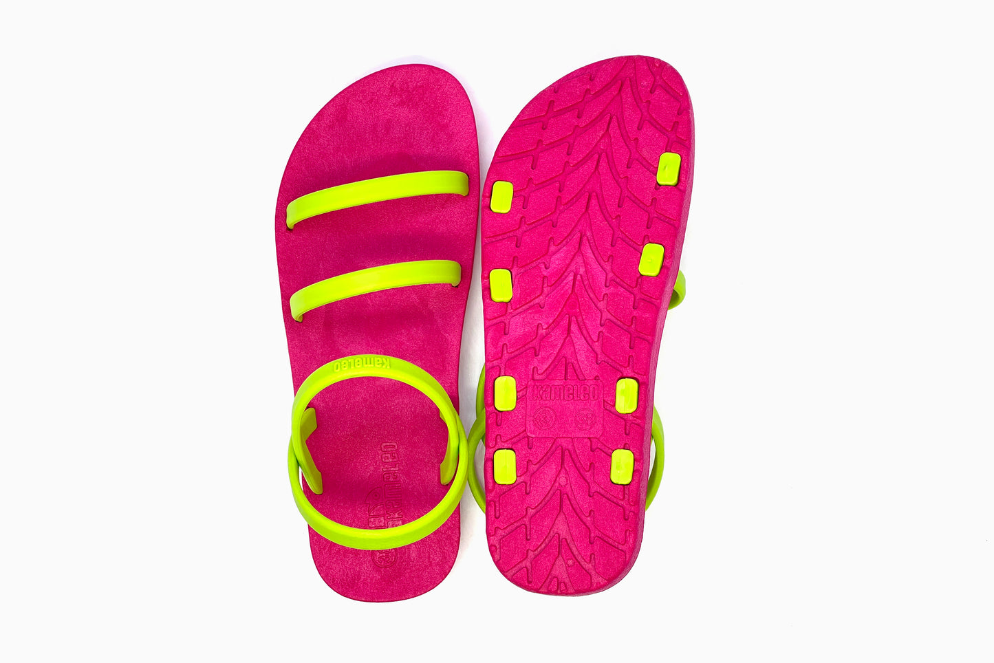 Twin Slim Pink Sole Lime Strap