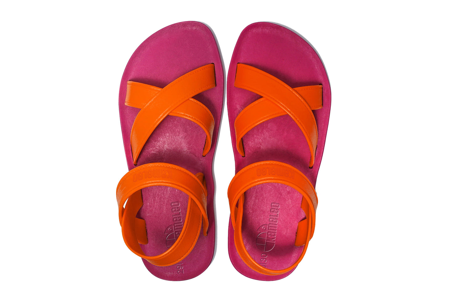 Cross Plus Kids Pink Sole Orange Strap