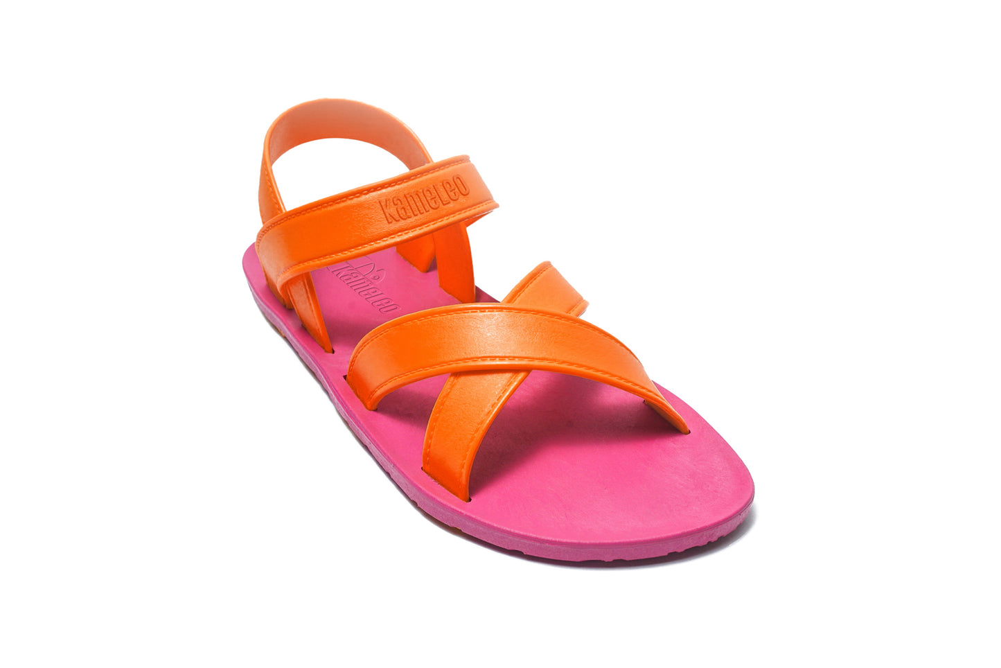 Cross Plus Kids Pink Sole Orange Strap