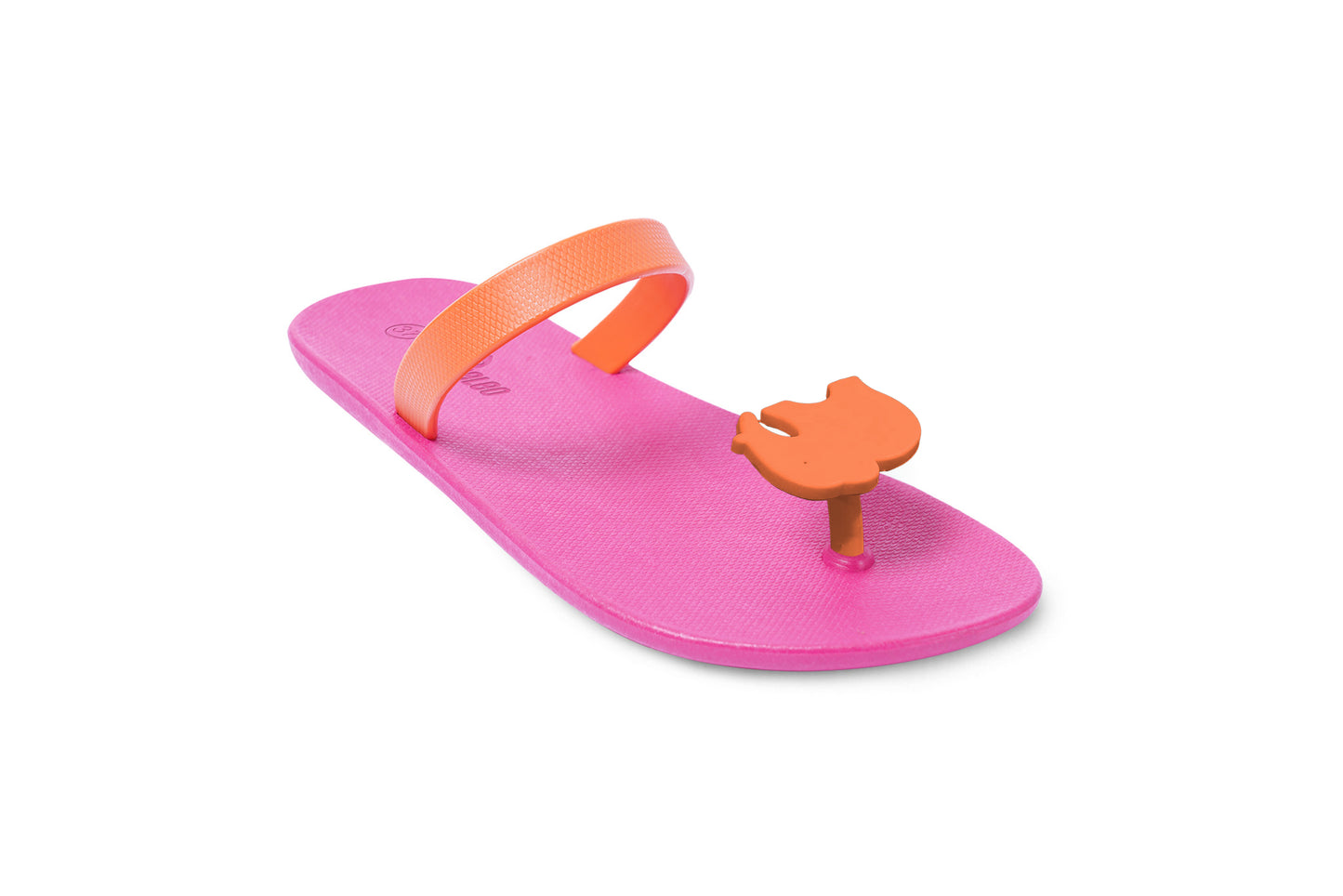 Poppi Ellie Pink Sole Orange Strap