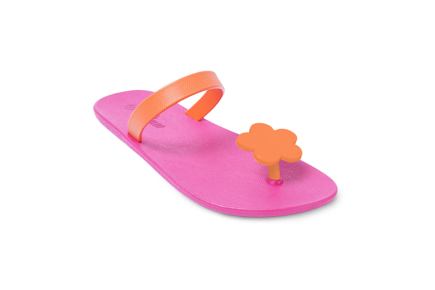 Poppi Flora Pink Sole Orange Strap