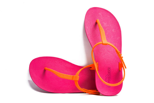 Saily Pink Sole Orange Strap